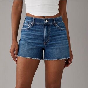 AE STRIGID SUPER HIGH-WAISTED RELAXED DENIM SHORT